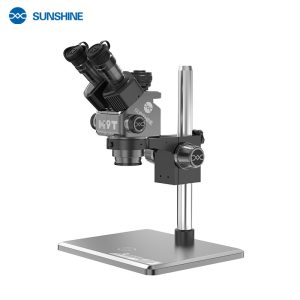 SUNSHINE M9T-B11 trinocular stereo microscope / Silver