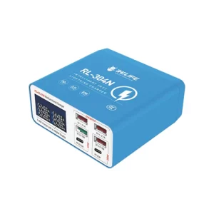 RELIFE RL-304N Intelligent Digital Display 6-Port Charger/Wide Voltage