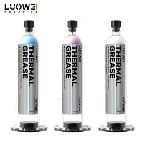 LUOWEI LW-TG08 Ultra Thermal Grease with 8W/m·K thermal conductivity, designed for efficient heat transfer, rapid cooling, CPU and GPU thermal management, electronics repair, and professional cooling applications with non-conductive and non-corrosive performance.