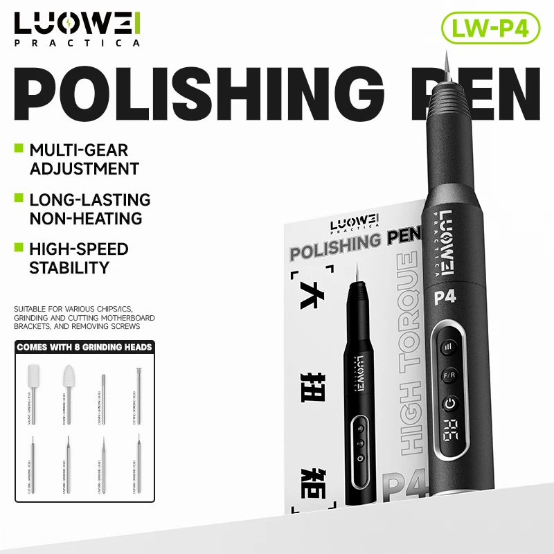LUOWEI LW-P4 Polishing Pen | 16,000 RPM Cordless Precision Grinding Pen for Mobile Phone Repair - Image 2