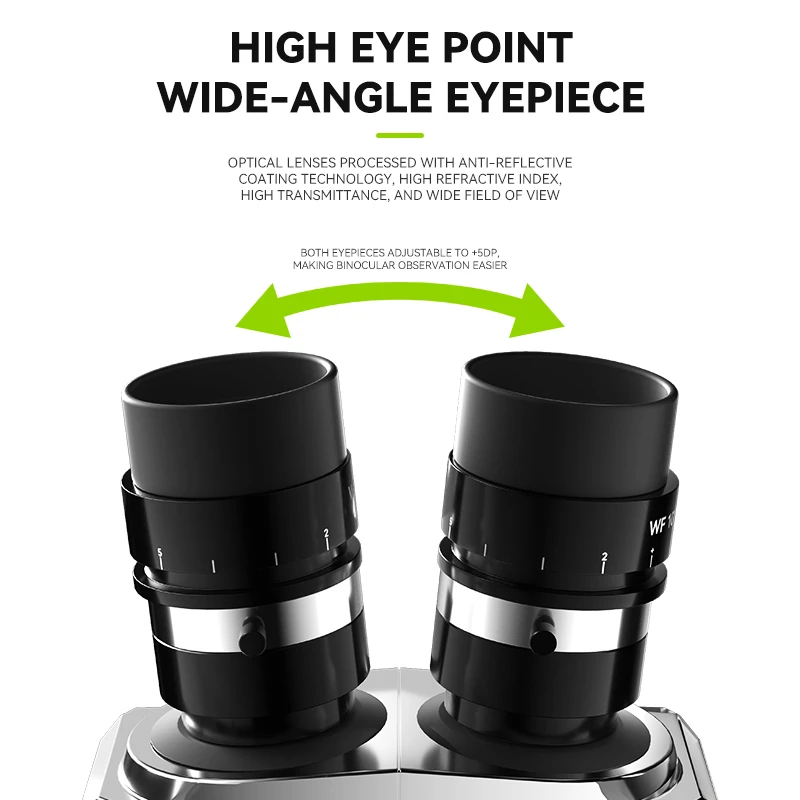 LUOWEI Geek Future LW-TR01-B3TV Trinocular Stereo Microscope | 7X–50X HD Microscope for Mobile Phone Repair - Image 2