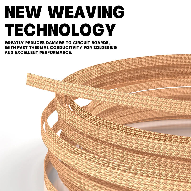 LUOWEI LW-3015 Desoldering Wick 3.0mm x 150cm | Professional Solder Removal Braid for PCB & Mobile Repair - Image 4