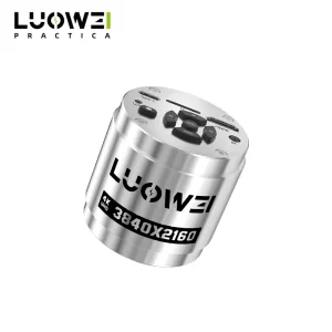LUOWEI LW-GK40 4K Microscope Camera with Sony 8.29MP CMOS sensor, HDMI output, 5X digital zoom, UHD 3840×2160 resolution, and remote control for mobile phone PCB inspection and microsoldering repair.