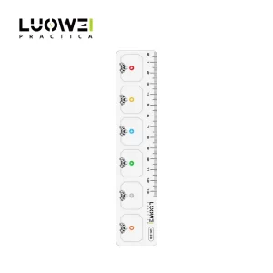 LUOWEI LW-333 Double-Sided Magnetic Screw Storage Pad with built-in ruler, flexible soft magnetic surface, screw organizer, and repair parts tray for mobile phone and electronics repair.