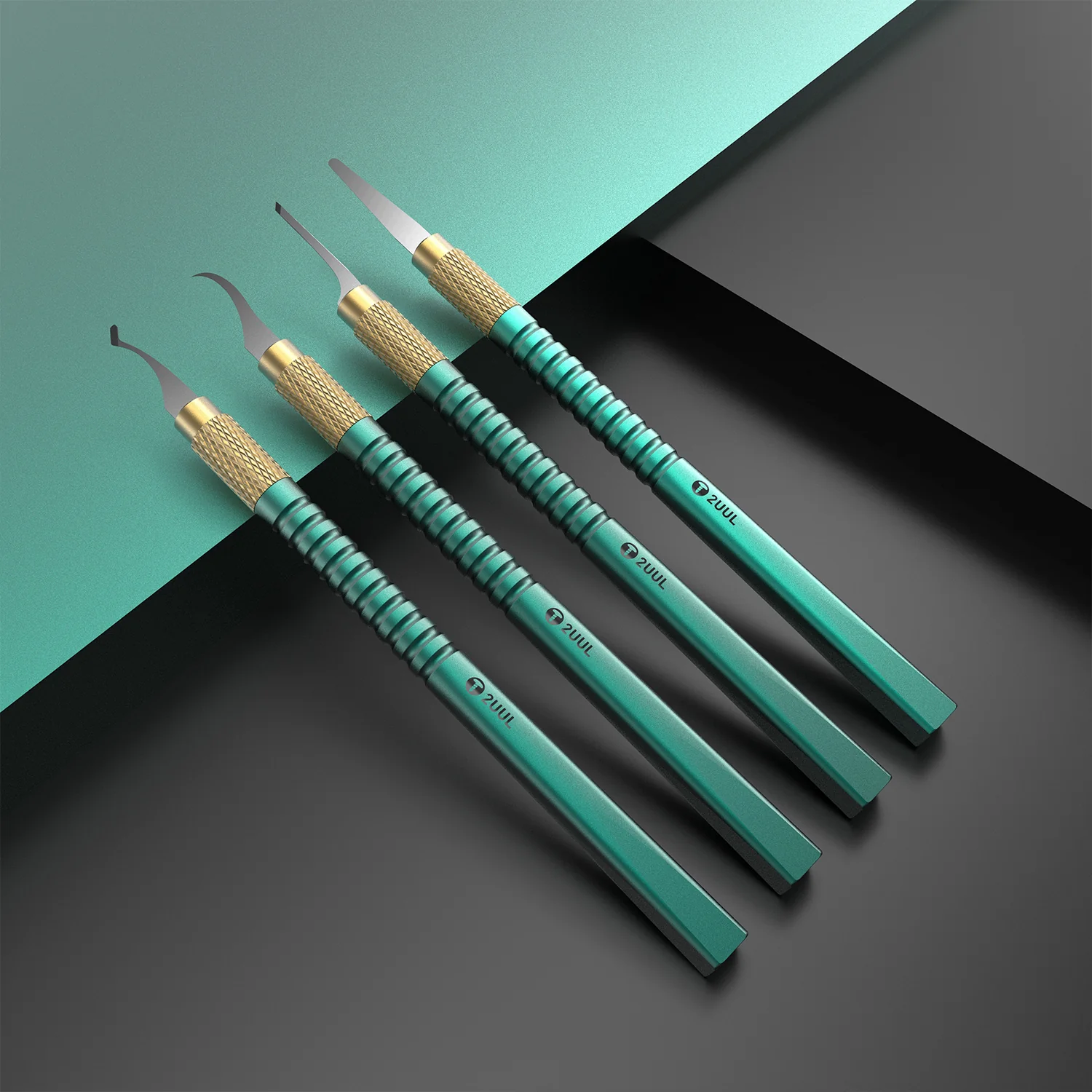2UUL DA11 Hand Finish S.E.X.Y Blades Set 4-in-1 PCB Underfill Clean Tool for Mobile Phone Motherboard Repair - Image 3