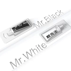 2UUL Mr. Glue 25ml professional repair adhesive available in Black and White variants with precision applicator nozzle for smartphone screen installation, back glass replacement, frame bonding, and mobile phone repair.