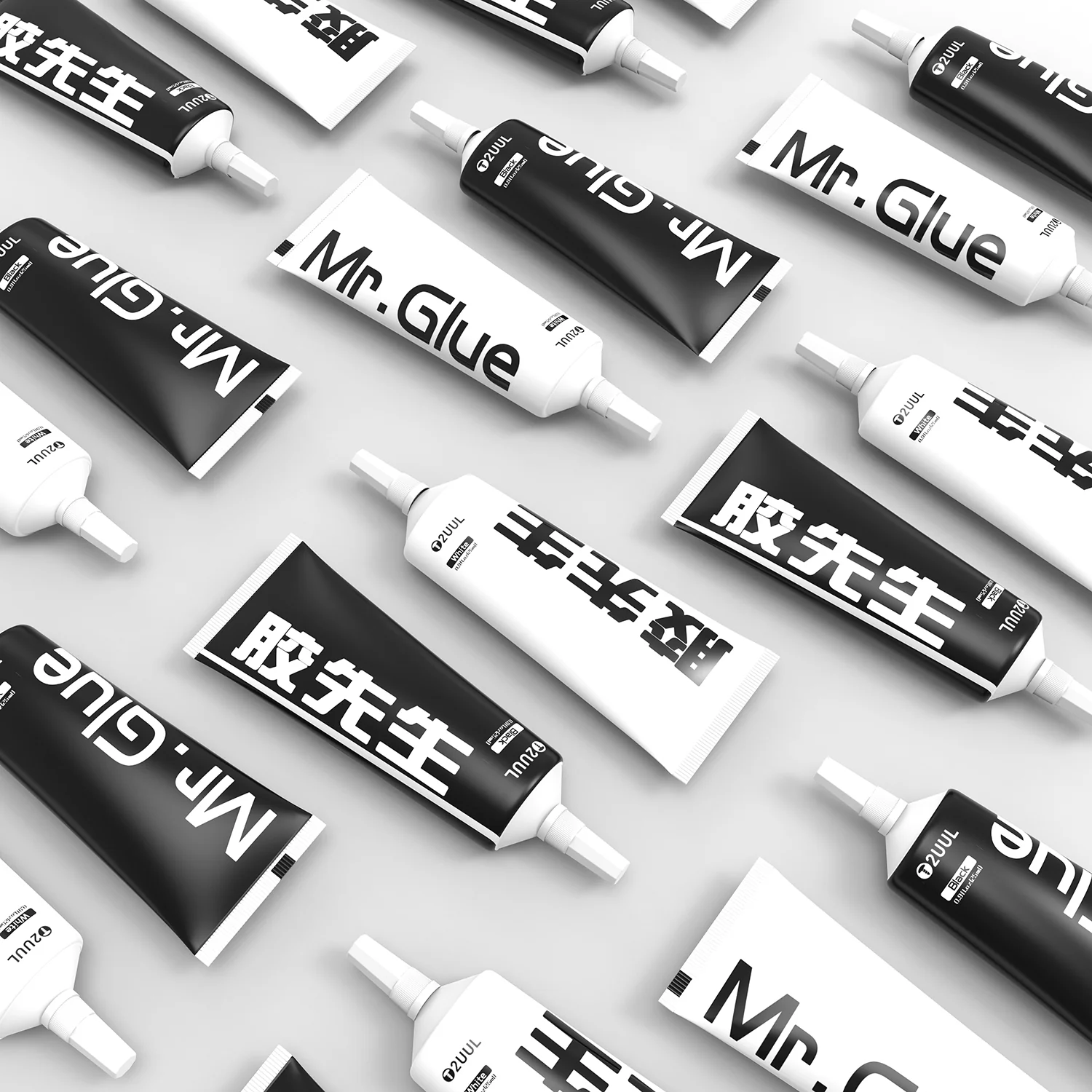 2UUL Mr. Glue 25ml Black & White Mobile Repair Adhesive | Professional Phone Repair Glue - Image 2