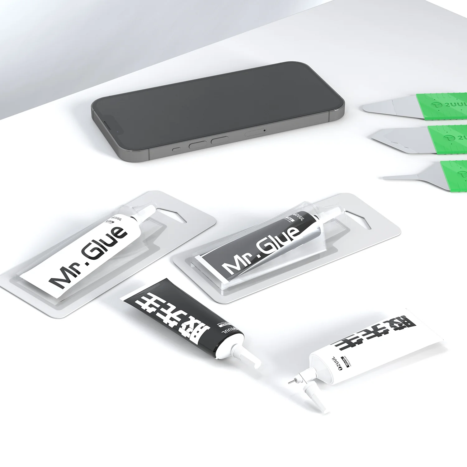 2UUL Mr. Glue 25ml Black & White Mobile Repair Adhesive | Professional Phone Repair Glue - Image 5