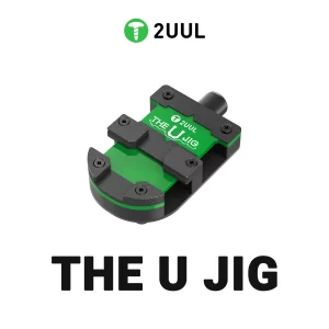 2UUL BH14 THE U JIG professional CPU and motherboard repair jig with spring-loaded clamping system for smartphone PCB holding, BGA reballing, IC replacement, and microsoldering repairs.