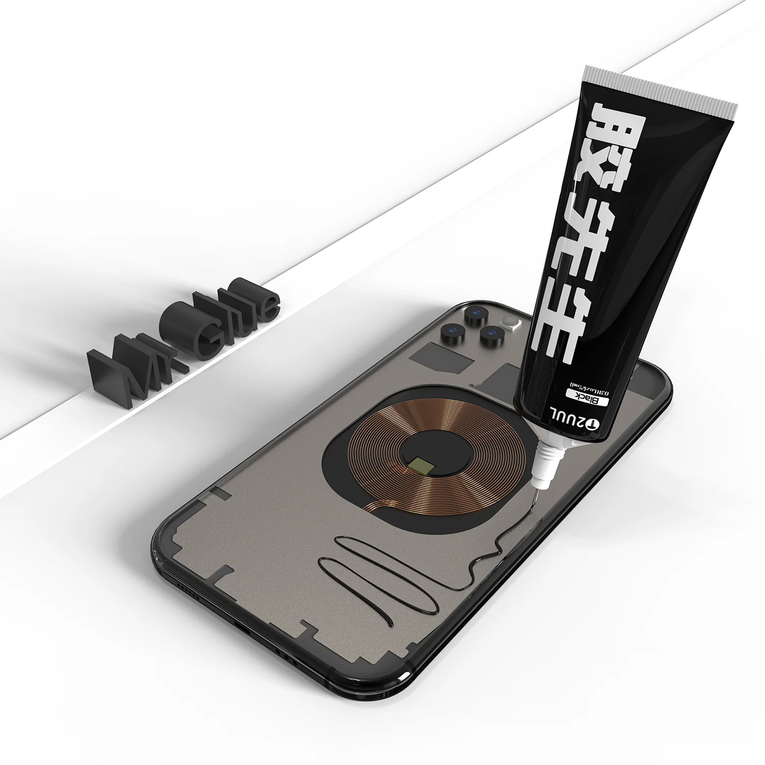 2UUL Mr. Glue 25ml Black & White Mobile Repair Adhesive | Professional Phone Repair Glue - Image 6