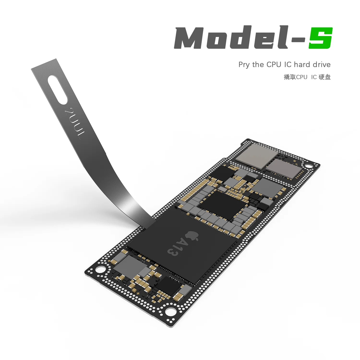 2UUL DA11 Hand Finish S.E.X.Y Blades Set 4-in-1 PCB Underfill Clean Tool for Mobile Phone Motherboard Repair - Image 7