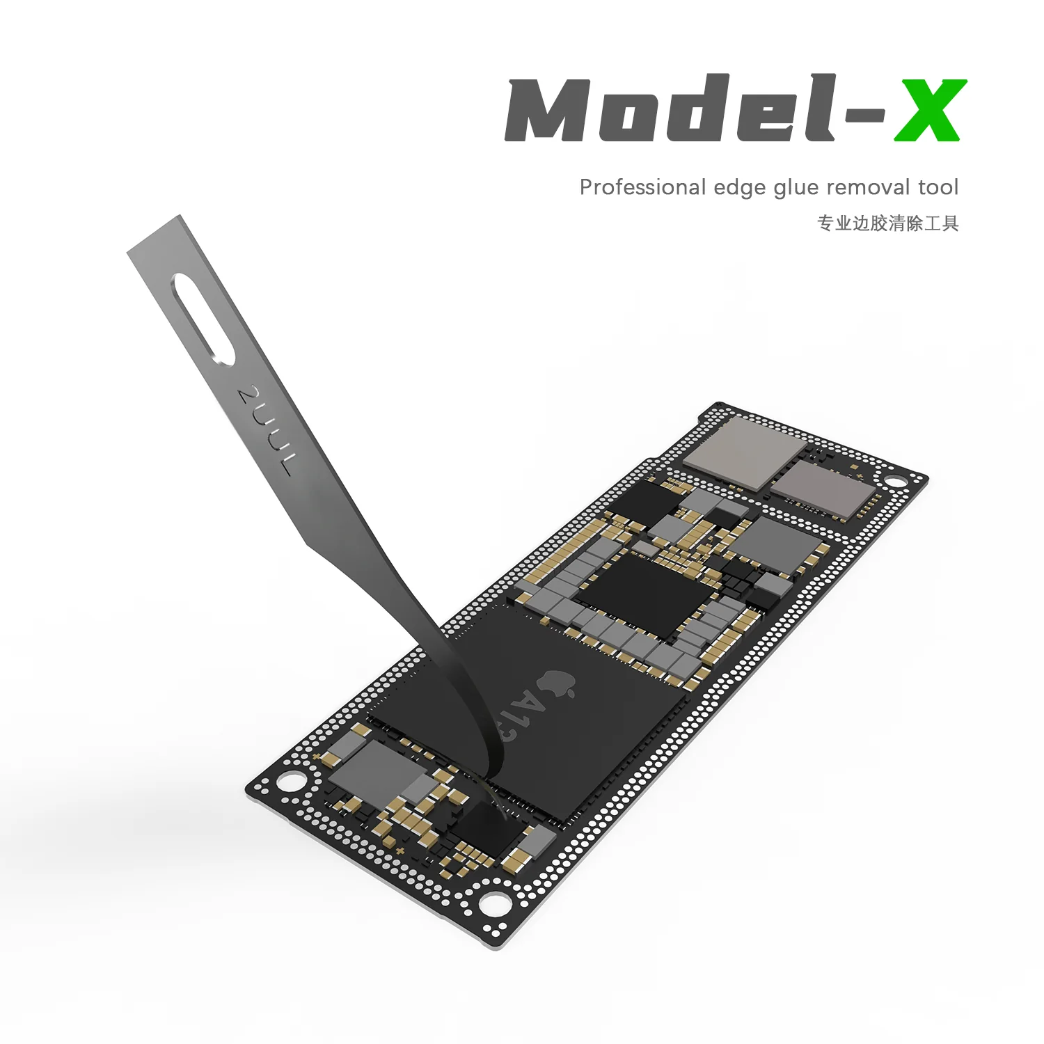 2UUL DA11 Hand Finish S.E.X.Y Blades Set 4-in-1 PCB Underfill Clean Tool for Mobile Phone Motherboard Repair - Image 8