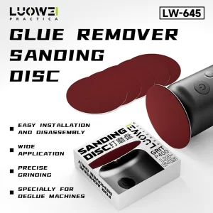 LUOWEI LW-645 Glue Remover Sanding Discs | Tweezers Polishing Accessories